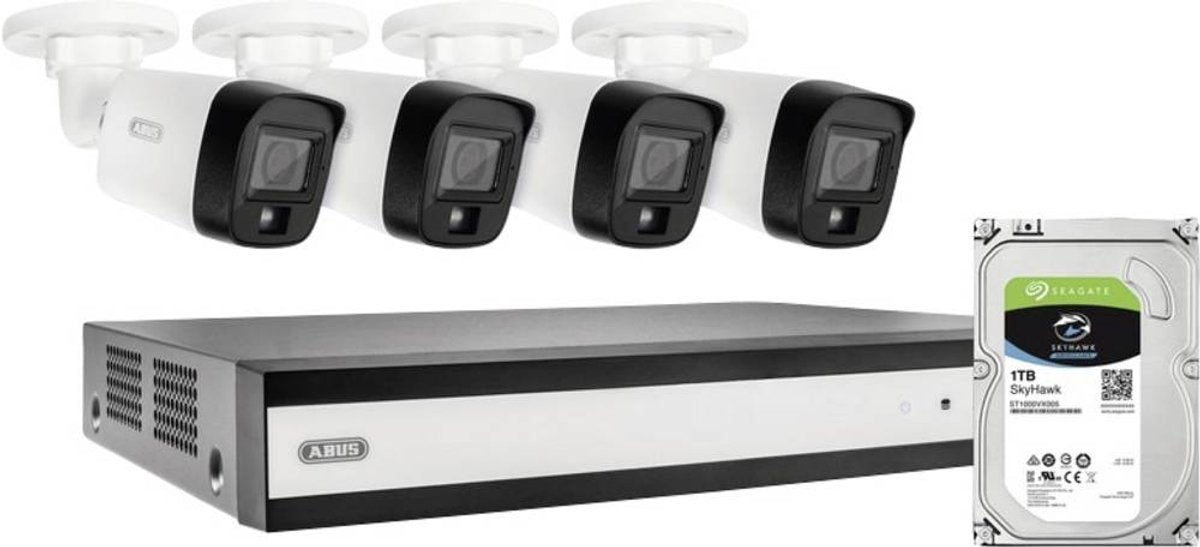 Abus tvvr33843t ensemble de surveillance IP filaire 2960 x 1665 pixels