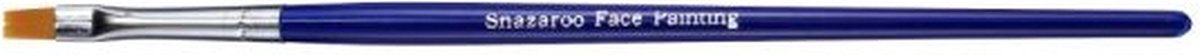 Snazaroo pinceau de maquillage fin bleu plat
