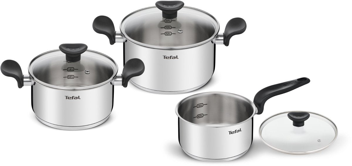 Batterie de cuisine Tefal e308s674-fonctionnelle populaire