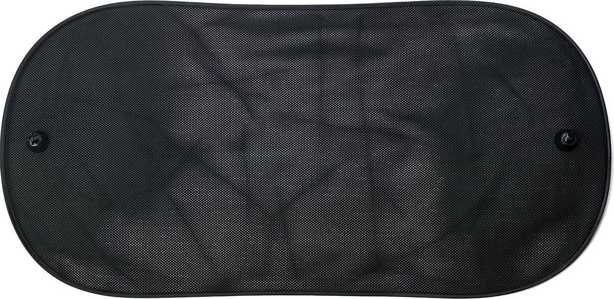 Lunette arrière pare-soleil Car Plus - 50 x 100 cm - noir - maille