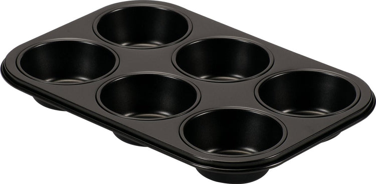 Moule à muffins culinaires de base 12 tasses – moule à pâtisserie sans PFA – acier au carbone – pour cupcakes et muffins