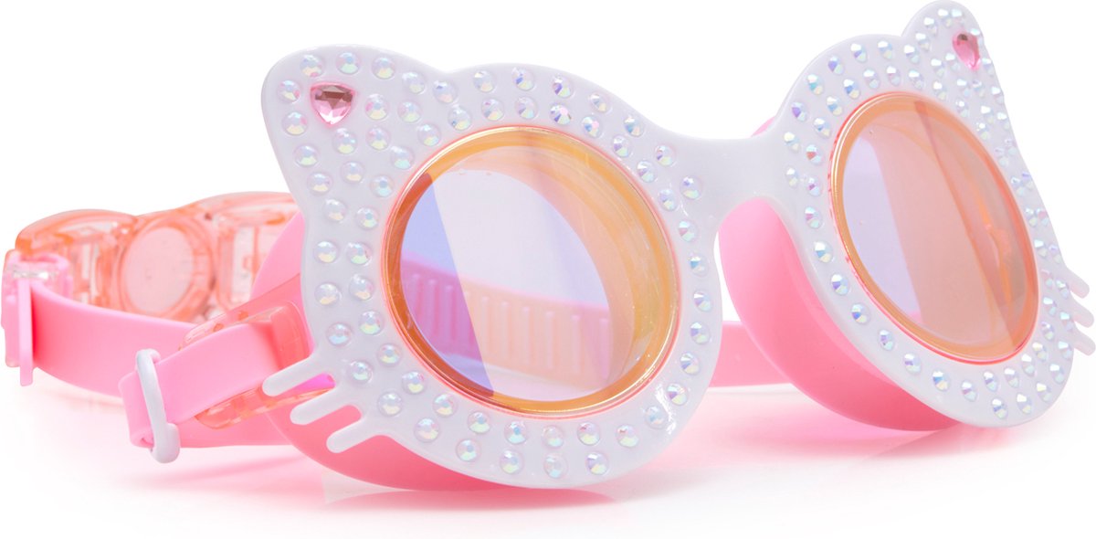 Bling2o lunettes de natation enfants - ronronnement - lunettes de plongée - anti-buée - protection UV - rose