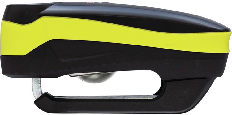 Antivol moto Abus antivol de frein à disque avec alarme - detecto 7000 rs1 - niveau de sécurité 13 - jaune - adapté aux motos - scooters