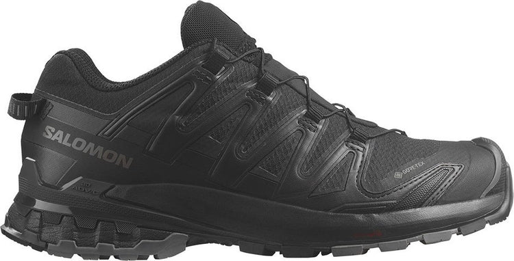 Salomon - xa pro 3d v9 gore-tex w - bottes de randonnée basses femme - noir noir blanc