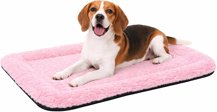 Coussin pour chien Flamingo - panier pour chien - naya rectangulaire rose 85,5x51cm - confort de couchage doux - idéal pour banc