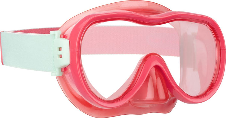 Waimea masque de plongée bandeau textile - enfant - rose - anti-buée UV