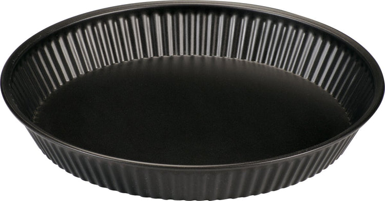 Moule à tarte culinaire basique 28 cm – moule à pâtisserie sans PFA – moule à gâteau bas – acier au carbone