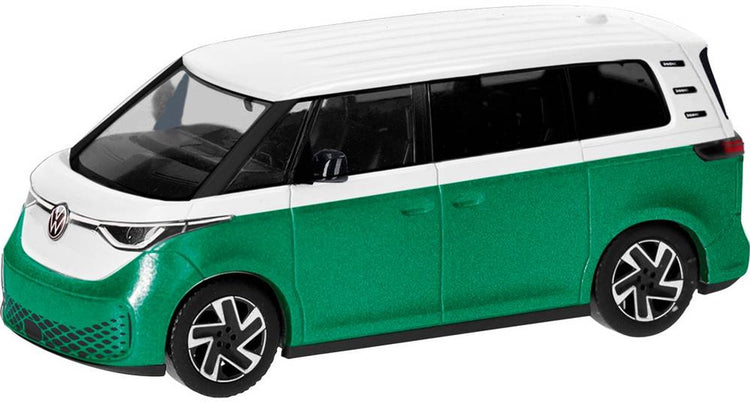 Herpa 431132 h0 voiture volkswagen id. buzz bicolore, blanc bonbon, vert feuille de laurier métallisé