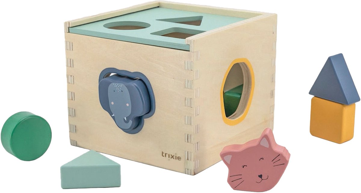 Les animaux en bois Trixie forment du ragoût, 16dlg.