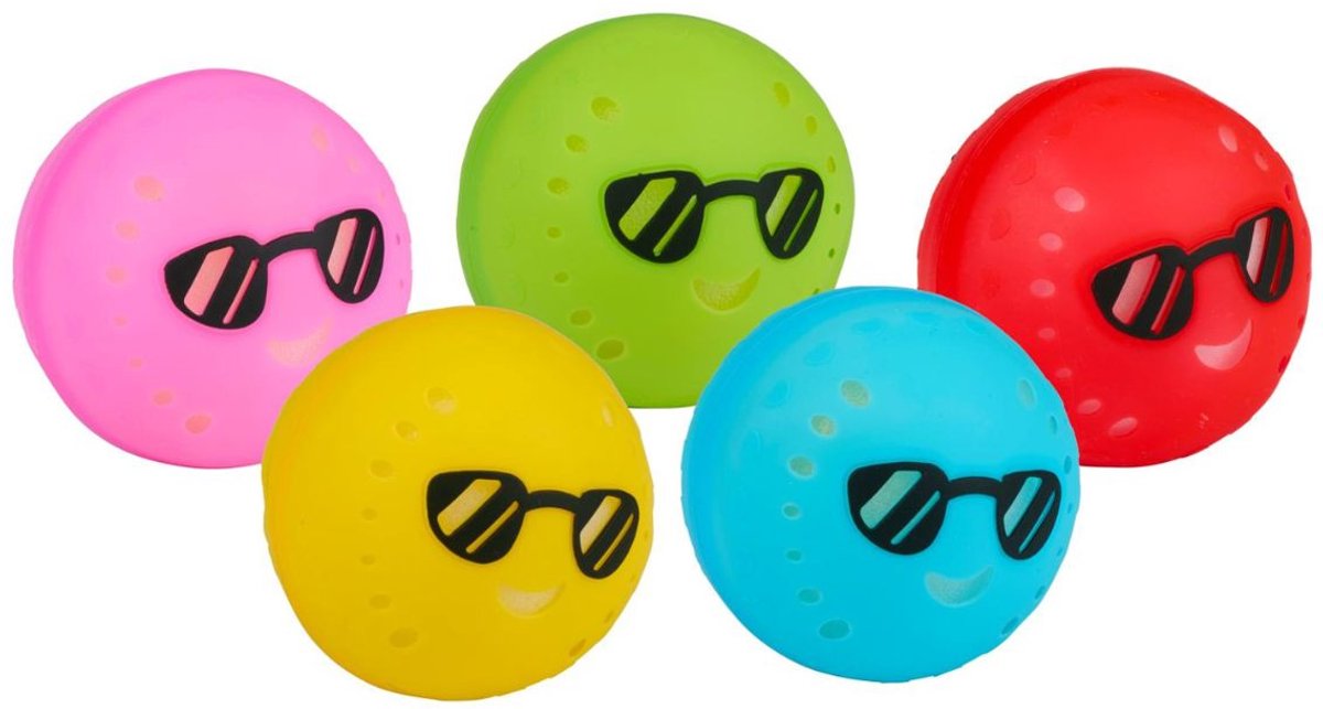 Eddy Toys boules d'éponge à eau - lot de 3 - balle de jeu douce - assorties