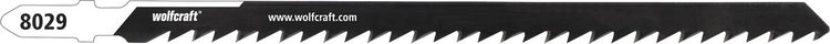 Wolfcraft - Lame de scie sauteuse PVC 100 mm - Lame HCS avec tige en T - idéale pour le plastique, les tuyaux PP PVC - 8029000