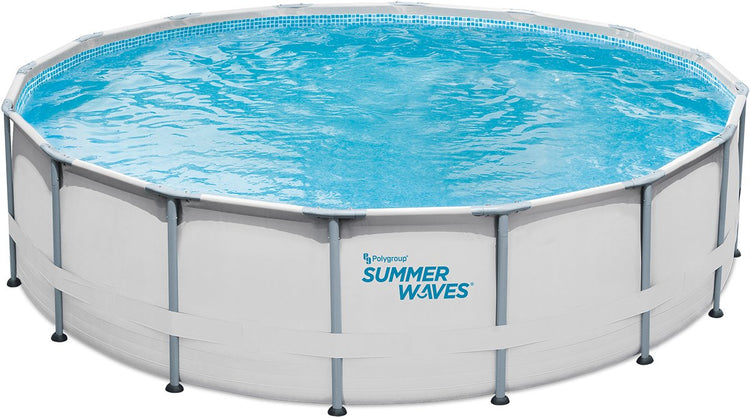Vagues d'été Cadre d'élite de piscine 488 x 122 cm + pompe filtrante