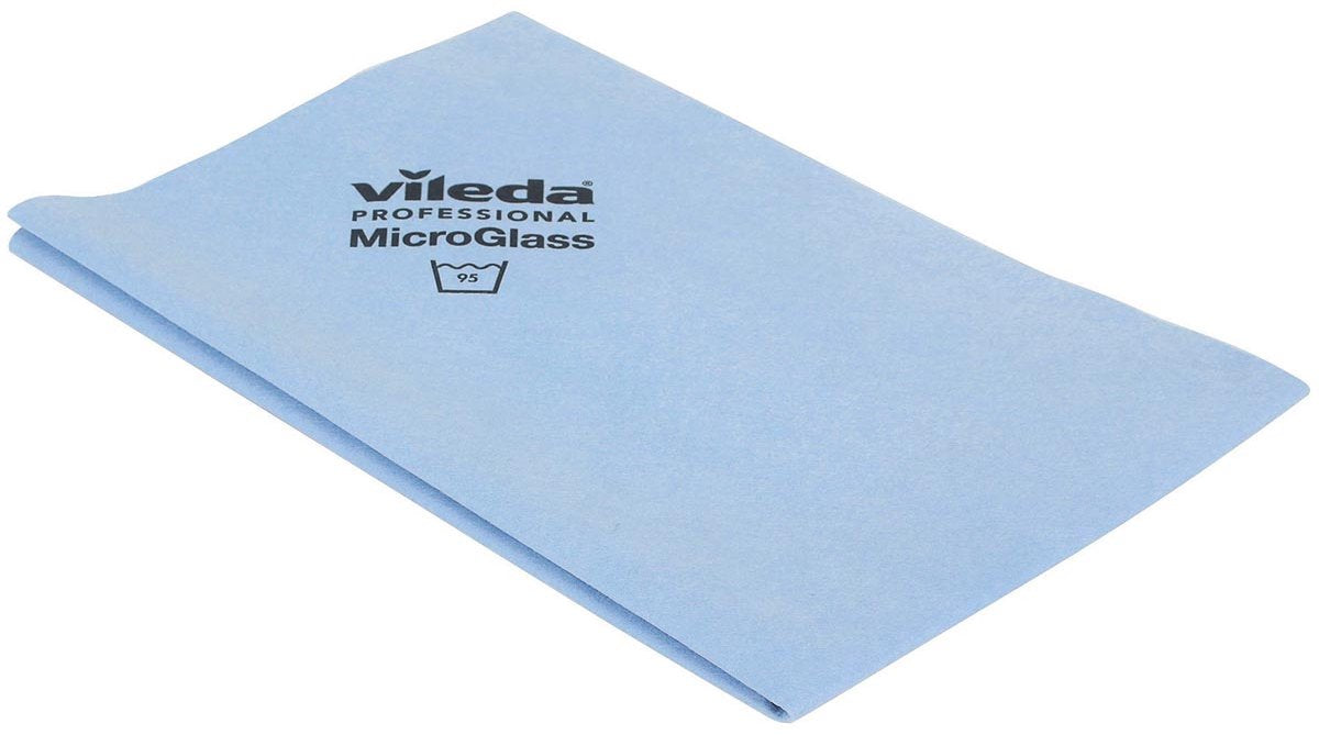 Vileda chiffon de verre microglass - bleu