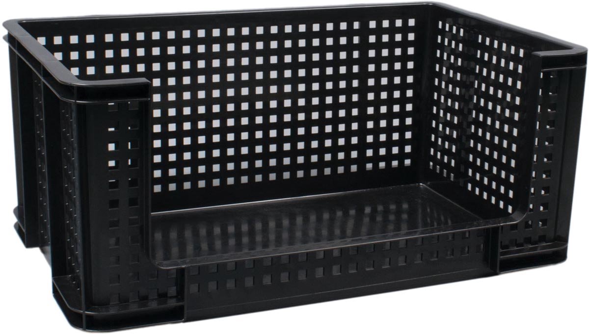 Panier de rangement vraiment utile 64 litres | noir