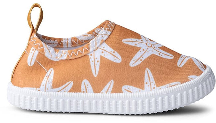 Essentiels de natation - chaussures d'eau - 0-7 ans - orange - 19-32 - imprimé étoiles - protection UV - antidérapant