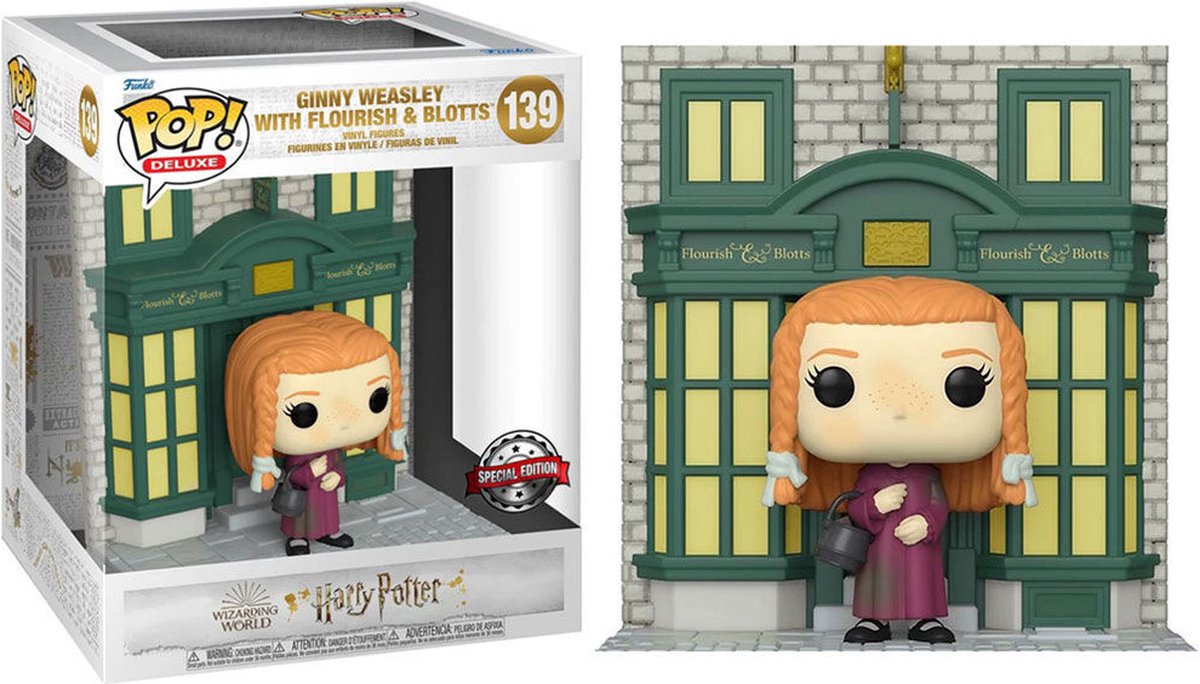 Funko-pop ! deluxe : Harry Potter - Ginny Weasley avec des fleurs fleuries