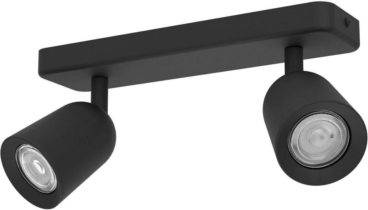 Spot Eglo camaldoli - gu10 - 30 cm - noir - inclinable