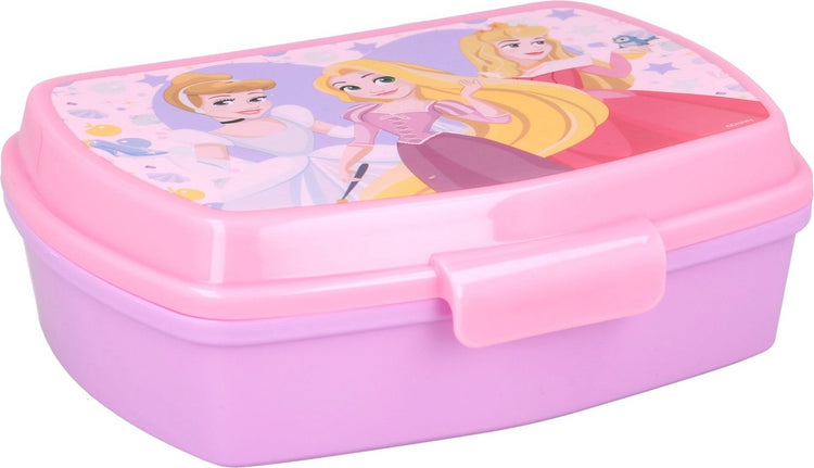 Mevsim store® boîte à pain multi princesse disney 1 compartiment - 17x14 cm - boîte à pain
