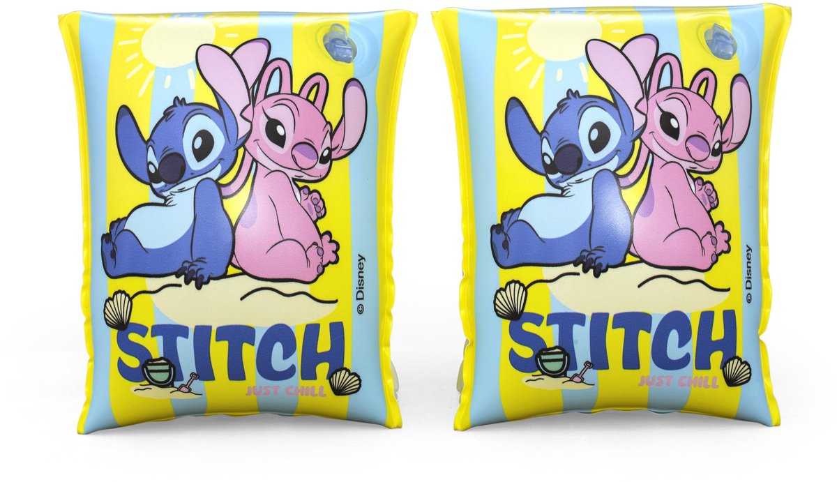 Bracelets de natation gonflables Bestway Disney Stitch