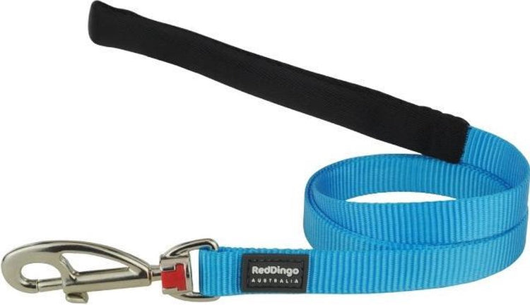Laisse pour chien dingo rouge turquoise (2x120 cm)