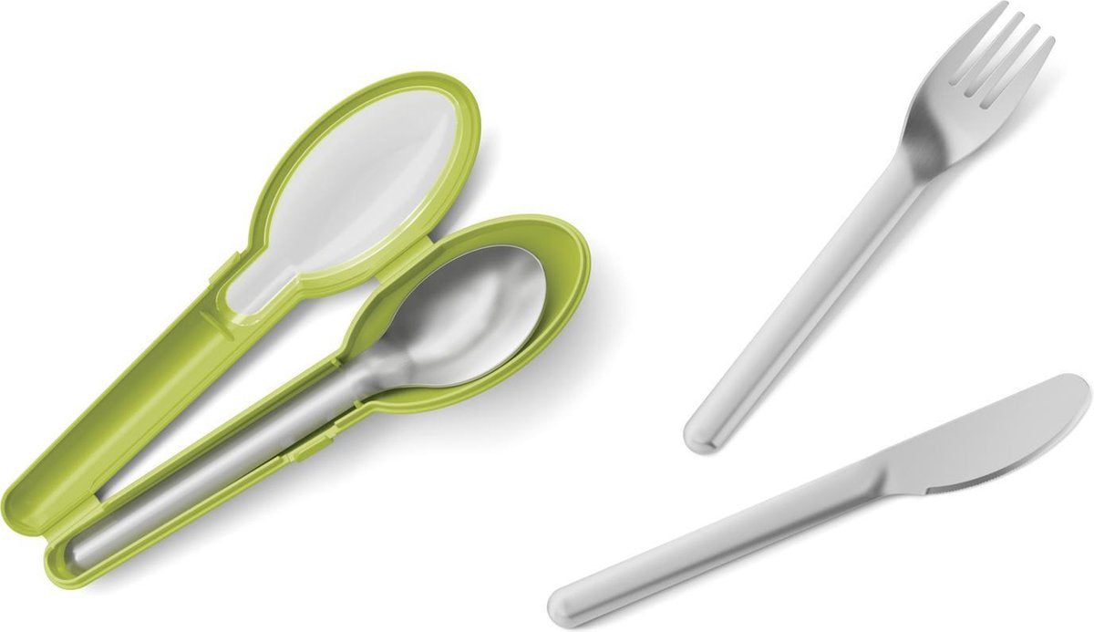 Tefal masterseal to go set de couverts - compact - pour les déplacements - avec boîte de rangement