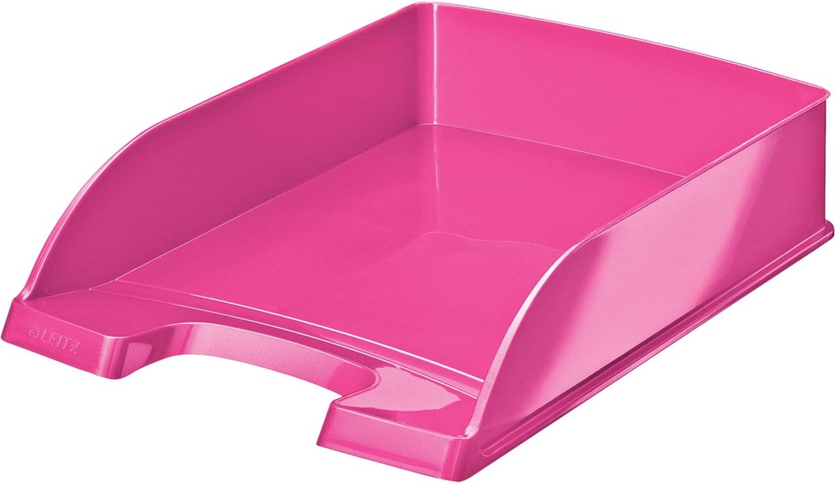 Corbeille à courrier Leitz wow rose
