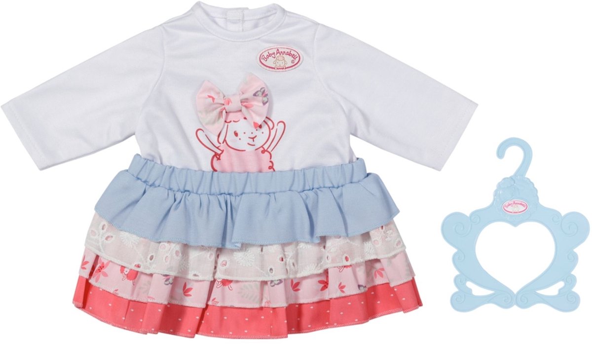 Tenue chemise et jupe Baby Annabell - vêtements de poupée 43 cm