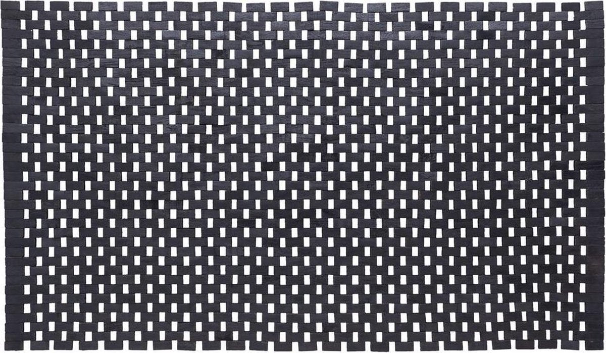 Bathmat en bois de sceaux de phoque SealShine 52x90 cm noir noir