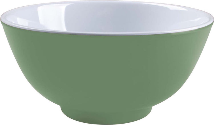 Bo-camp - bol - bicolore - mélamine - 4 pièces - vert