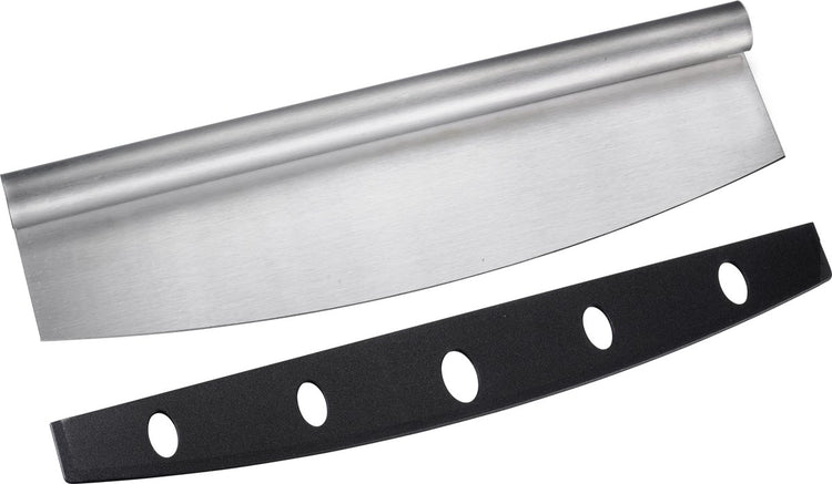 Couteau à bascule à pizza Westmark easy - couteau à bascule pour pizzas, idéal pour couper sans effort la pizza ou la tarte flambée - acier inoxydable, pp