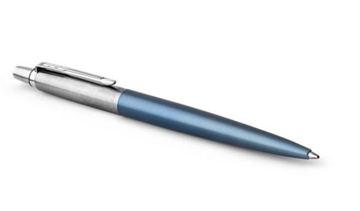 Stylo à bille Parker Jotter | bleu waterloo | pointe moyenne à l'encre bleue | emballage cadeau