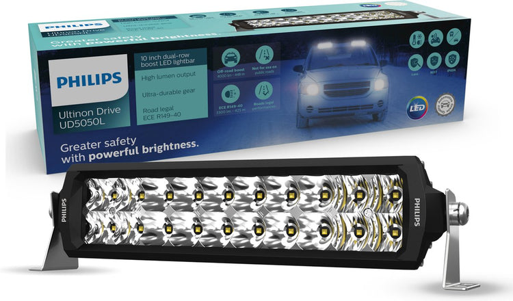 Philips Ultinon Drive 5050L Barre lumineuse LED à double rangée de 10 pouces