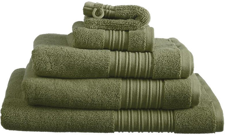 Beddinghouse voilage - serviette invité - lot de 3 - 30x50 cm - vert olive