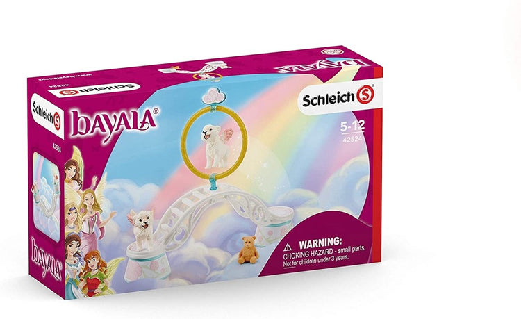 Schleich bayala - Entraînement de bébé lion ailé - Ensemble de figurines de jeu - Jouets pour enfants pour garçons et filles - 5 à 12 ans - 42524