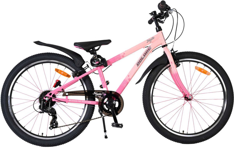 Vélo pour enfants Volare mystic - 24 pouces - rose - 7 vitesses