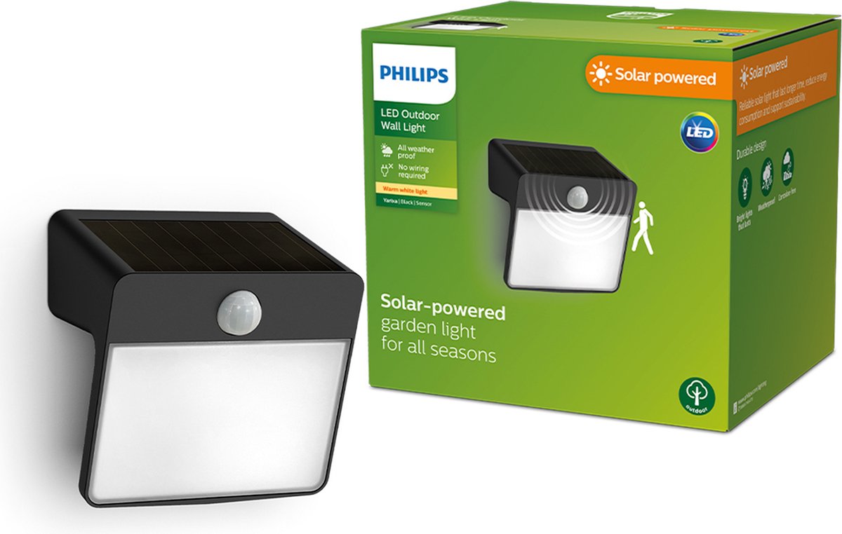 Philips LED Applique solaire Philips Yarixa - noire