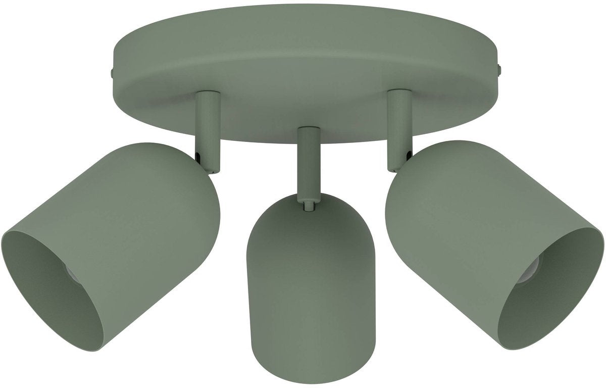 Spot Eglo tilston - e14 - ø 25 cm - vert - inclinable