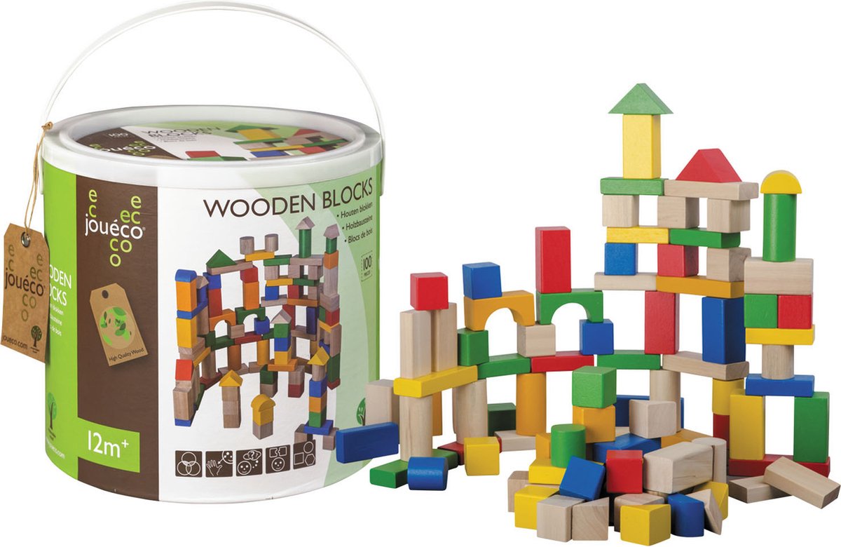Jouéco Blocs en bois, 100e.