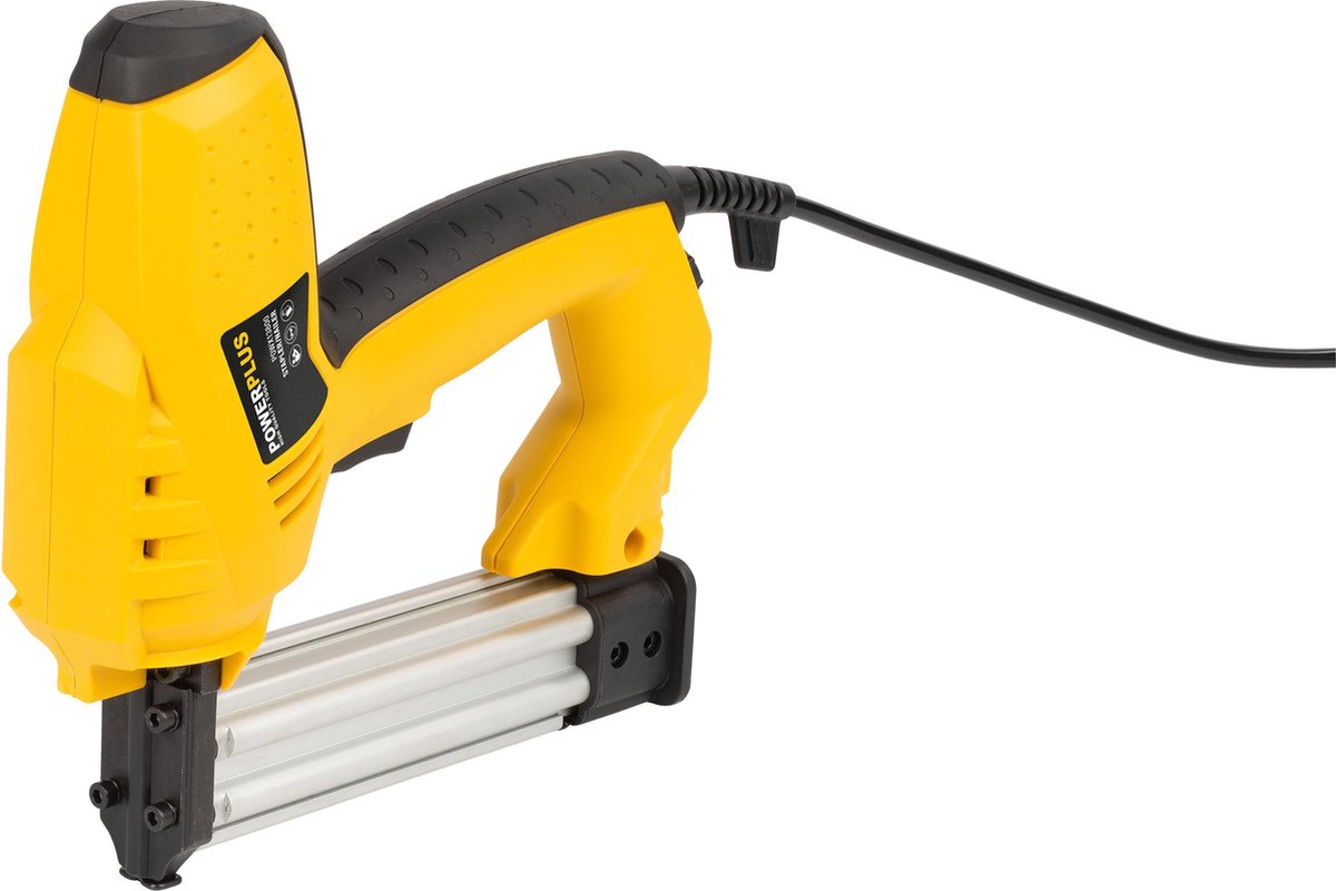 Cloueur électrique Powerplus powx13800 - fréquence de tir : 30 min - incl. mallette de rangement, 300 agrafes et 200 clous