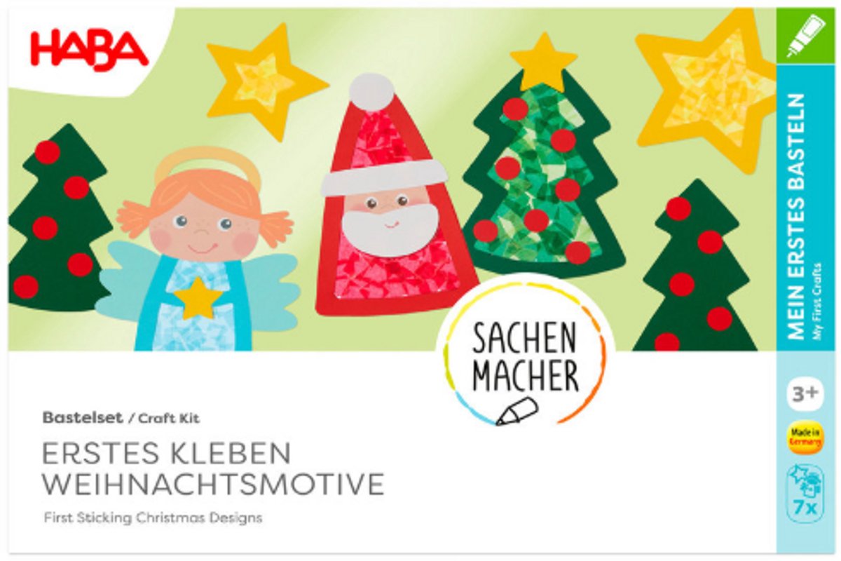 Haba paquet de bricolage premier set adhésif motifs de Noël - 3+