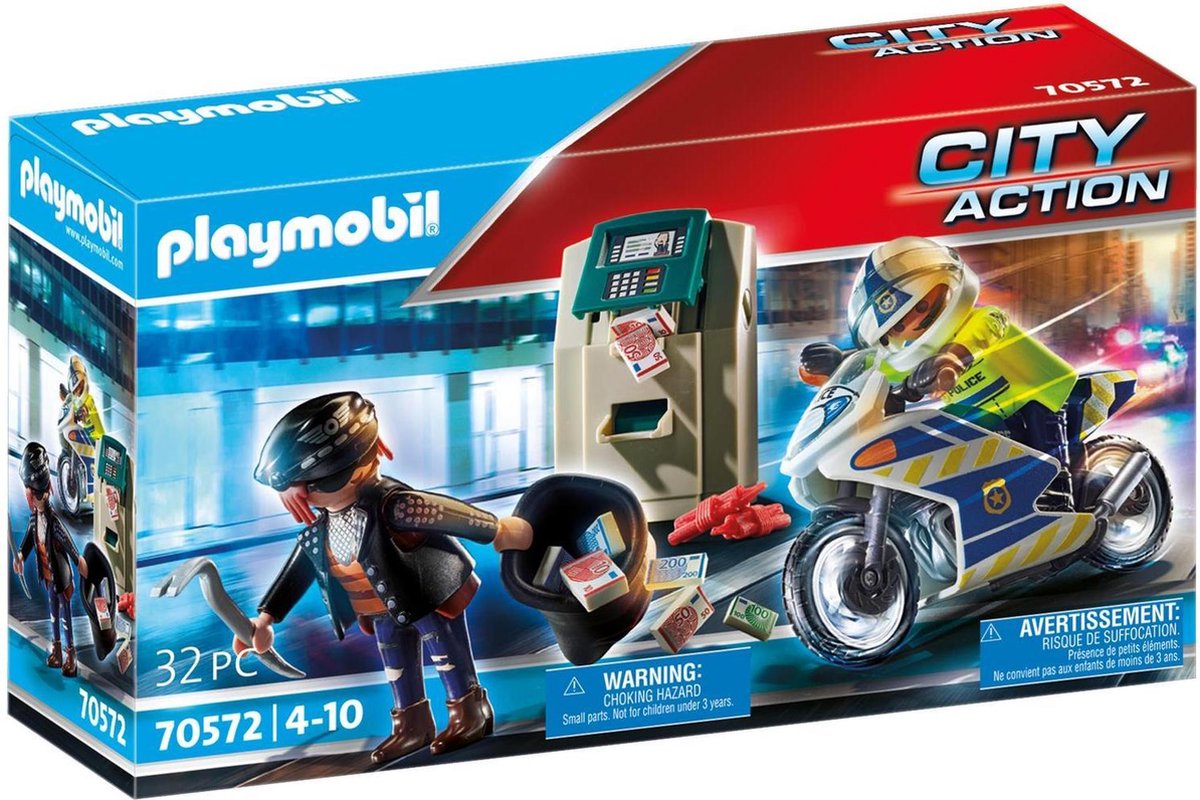 Playmobil City Action Police Motor Pursuit of the Geldrover 70572