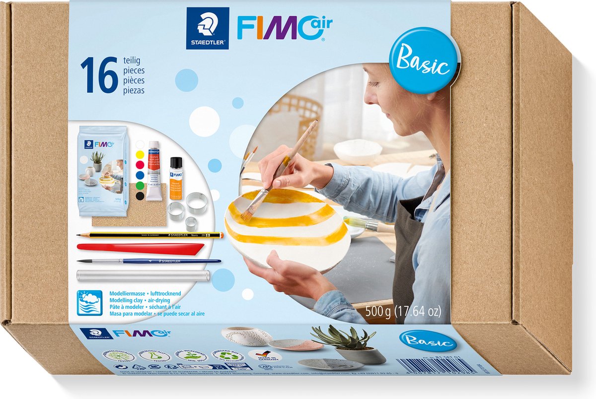 Fimo air - pâte à modeler séchant à l'air - set de base