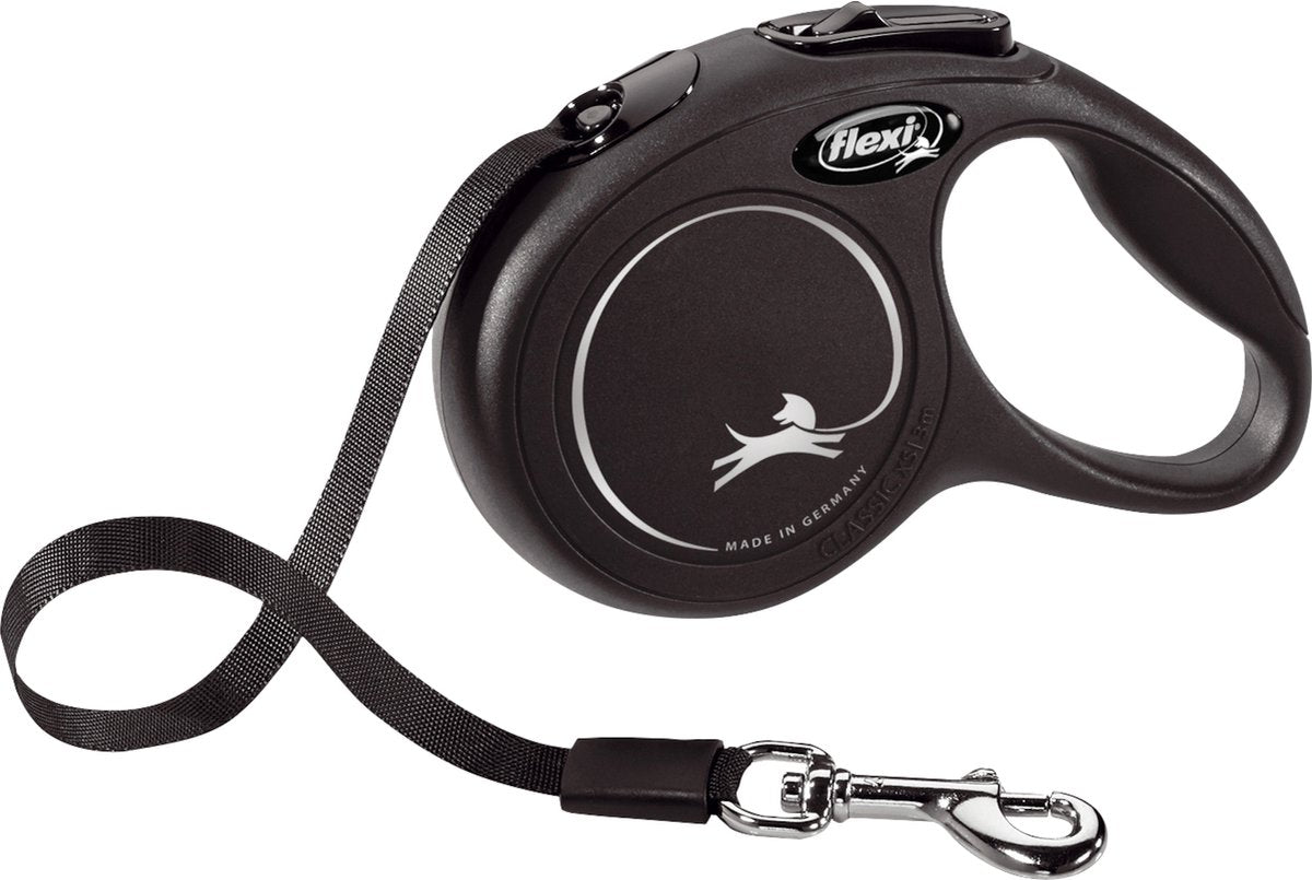 Ruban classique ligne rétractable Flexi noir