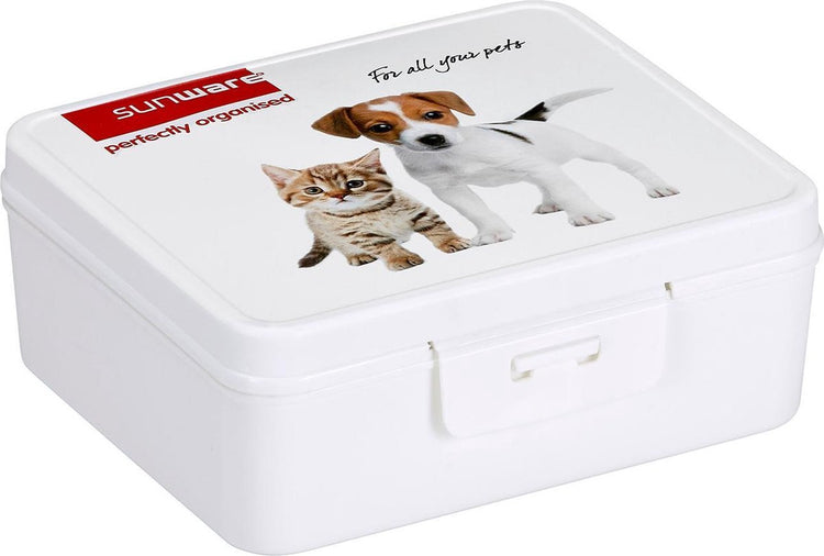 Boîte décorative Sunware q-line pour animaux de compagnie, 900ml