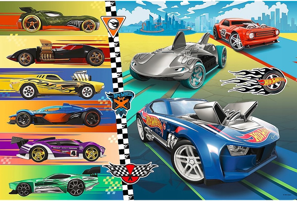 Trefl puzzle hotwheels maxi 24pcs