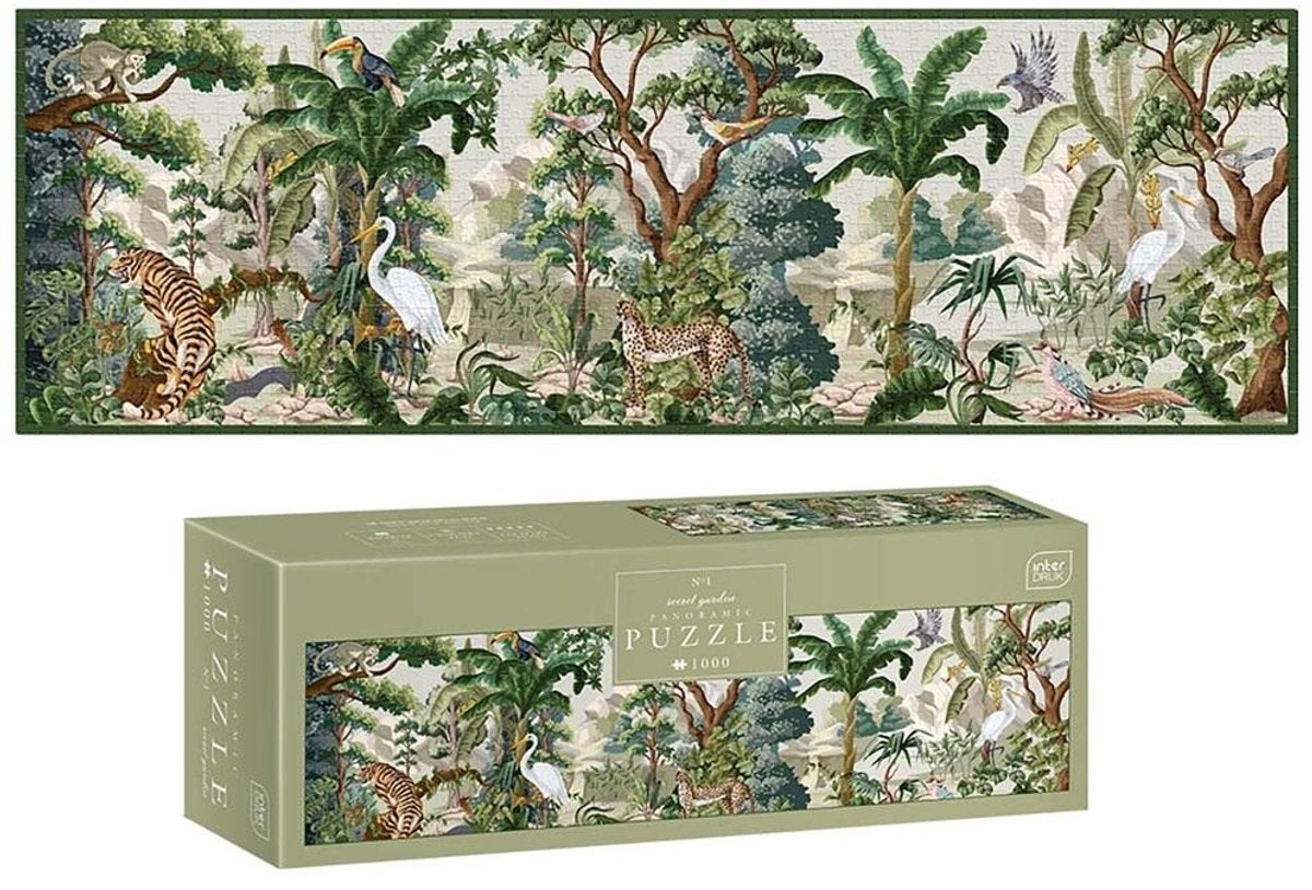 Trefl puzzle panoramique zne 1000 jardin secret 1