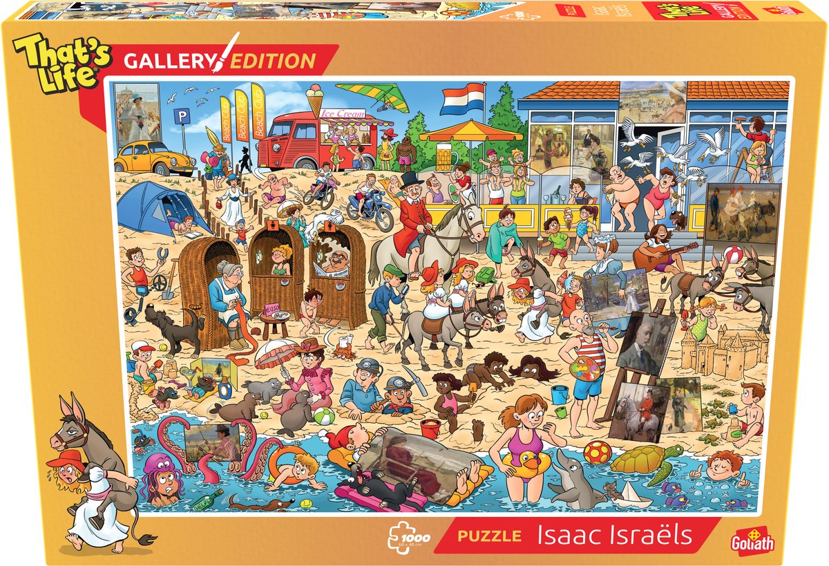 Goliath c'est la vie édition galerie : Isaac Israel - 1000 pièces de puzzle - puzzle (68x48cm)