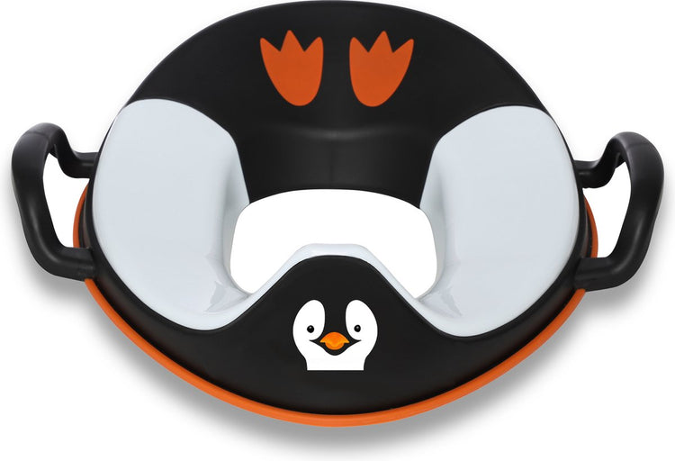 My Carry Potty Seat Réducteur Pingouin – Réducteur de toilettes pour tout-petits – Entraîneur de toilettes – Antidérapant – Apprentissage de la propreté