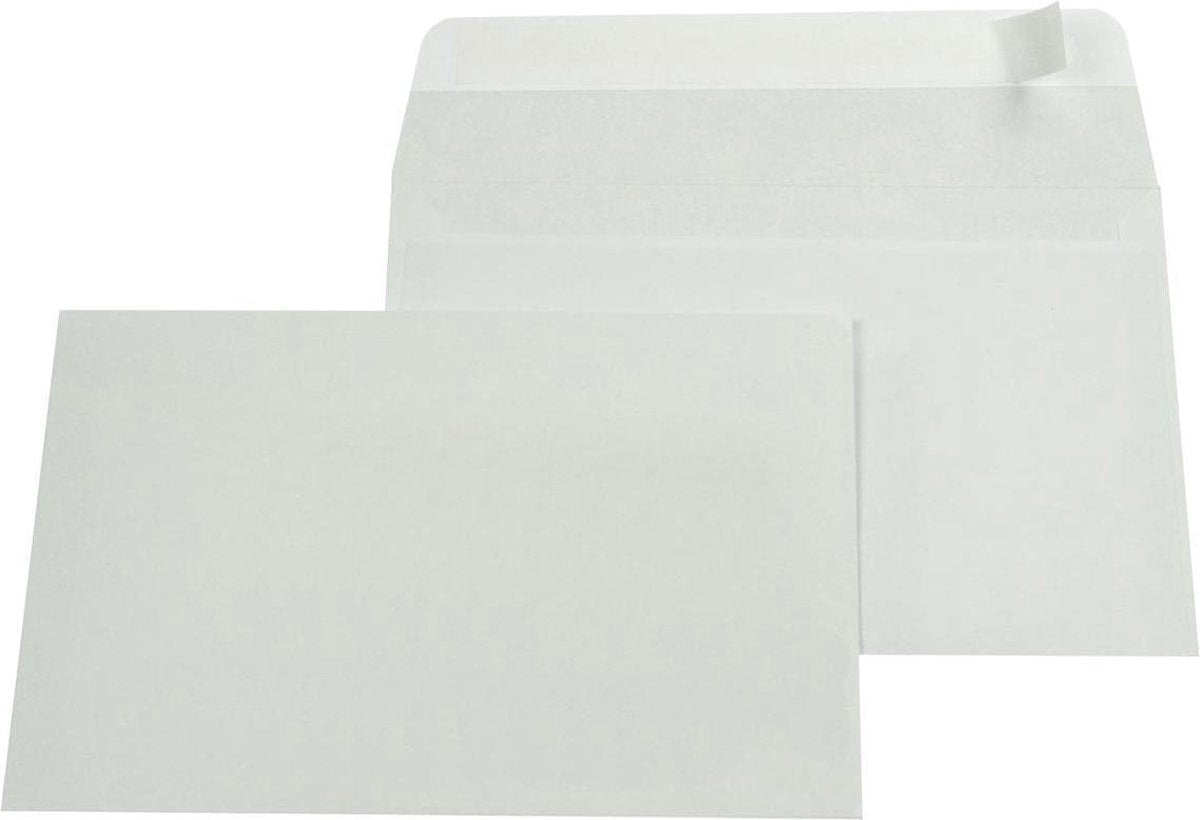 Enveloppes blanches Gallery - 114 x 162 mm - 500 pièces