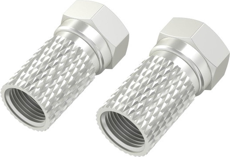 Hama f-plug, 6,8 mm, à visser, 4 pièces